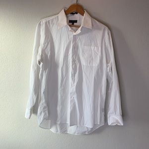 Zylos Button down formal white shirt
